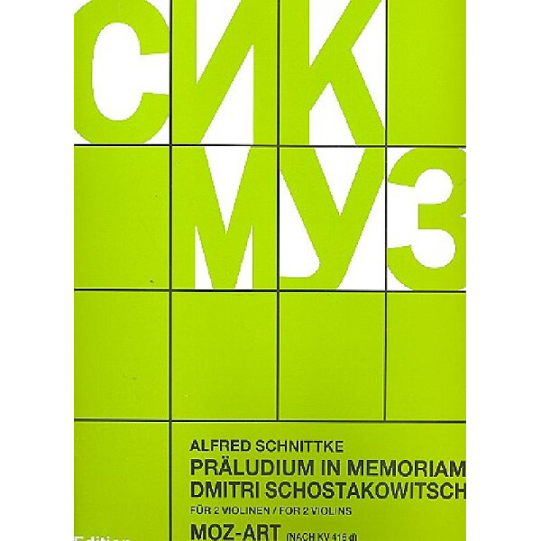 Präludium in Memoriam D. Schostakovich