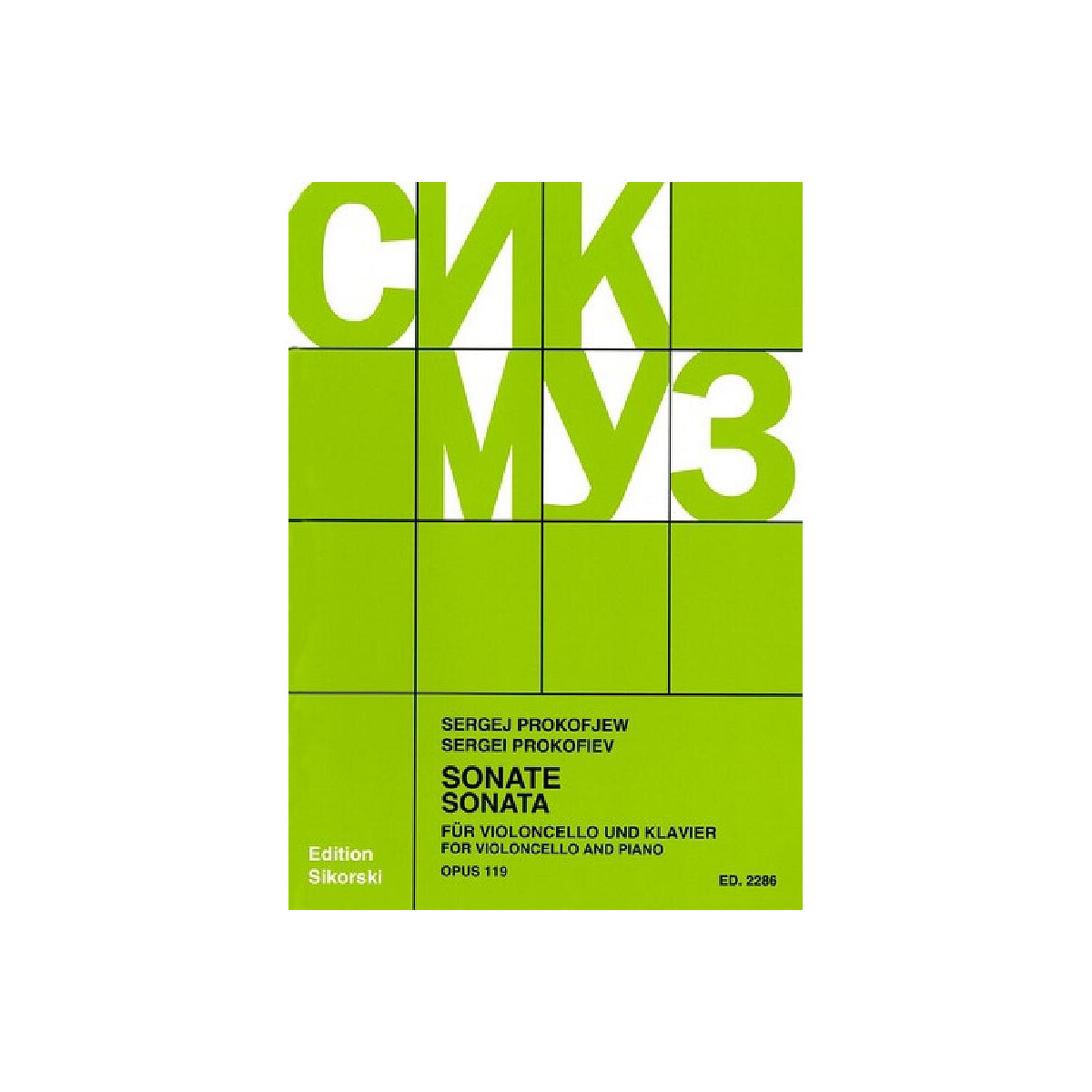 Sonate op.119 für Violoncello box