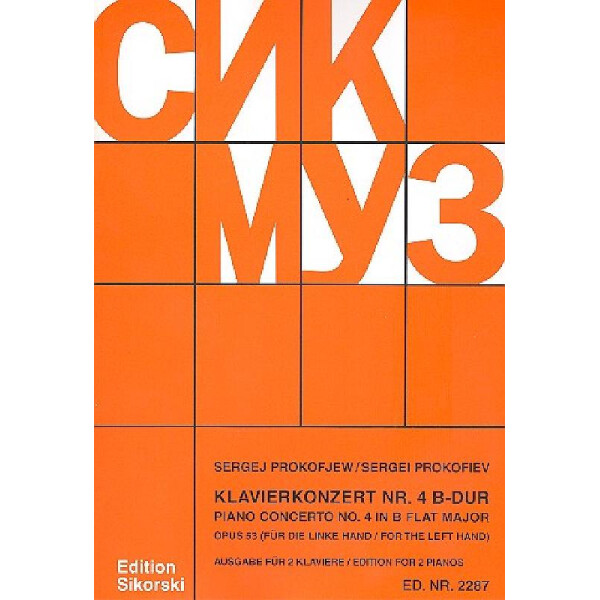Konzert B-Dur Nr.4 op.53 für