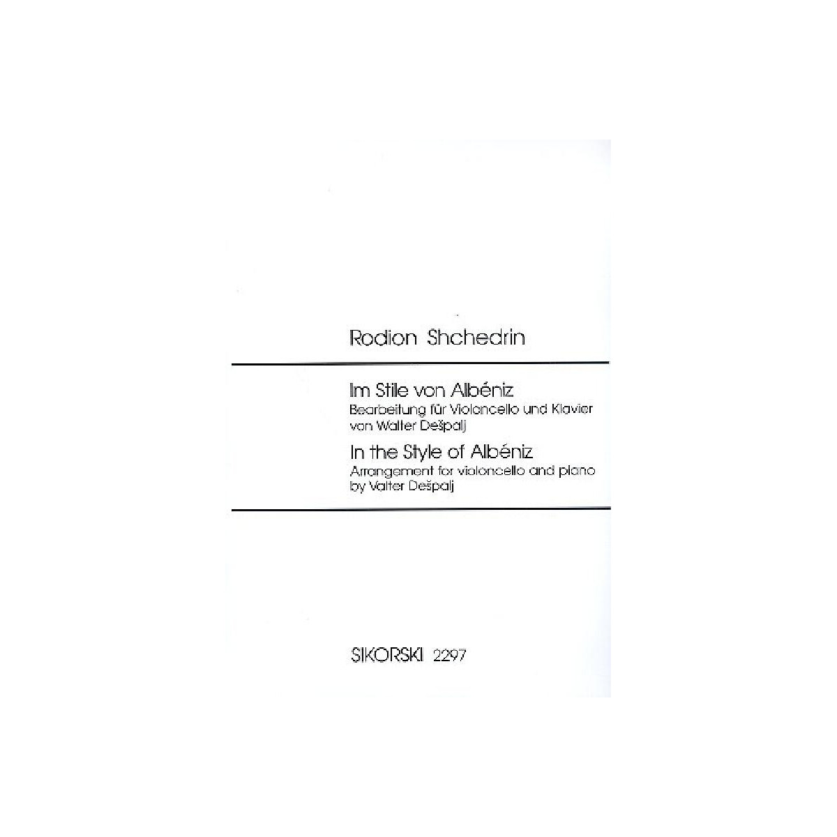 Im Stile von Albeniz für box