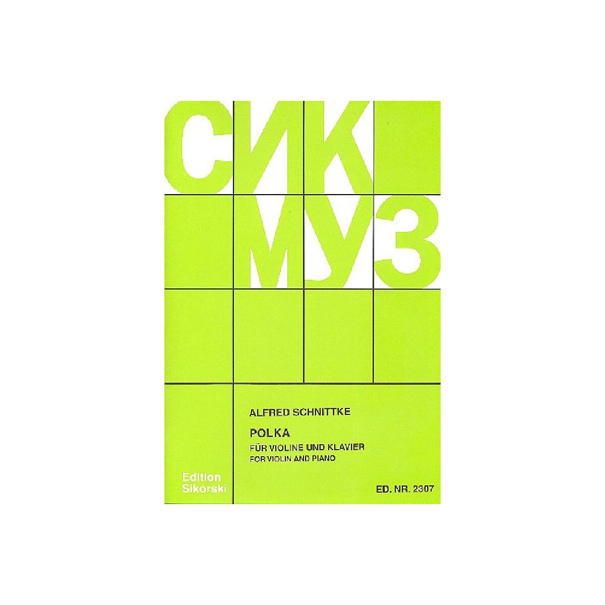 Polka für Violine und Klavier box