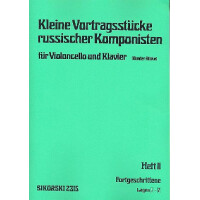 Kleine Vortragsstücke russischer Komponisten Band 2