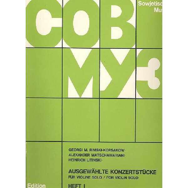 Ausgewählte Konzertstücke Band 1