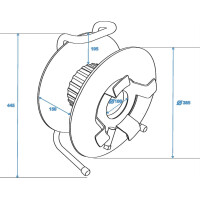 Schill Kabeltrommel IT380.RM A=385/C=142
