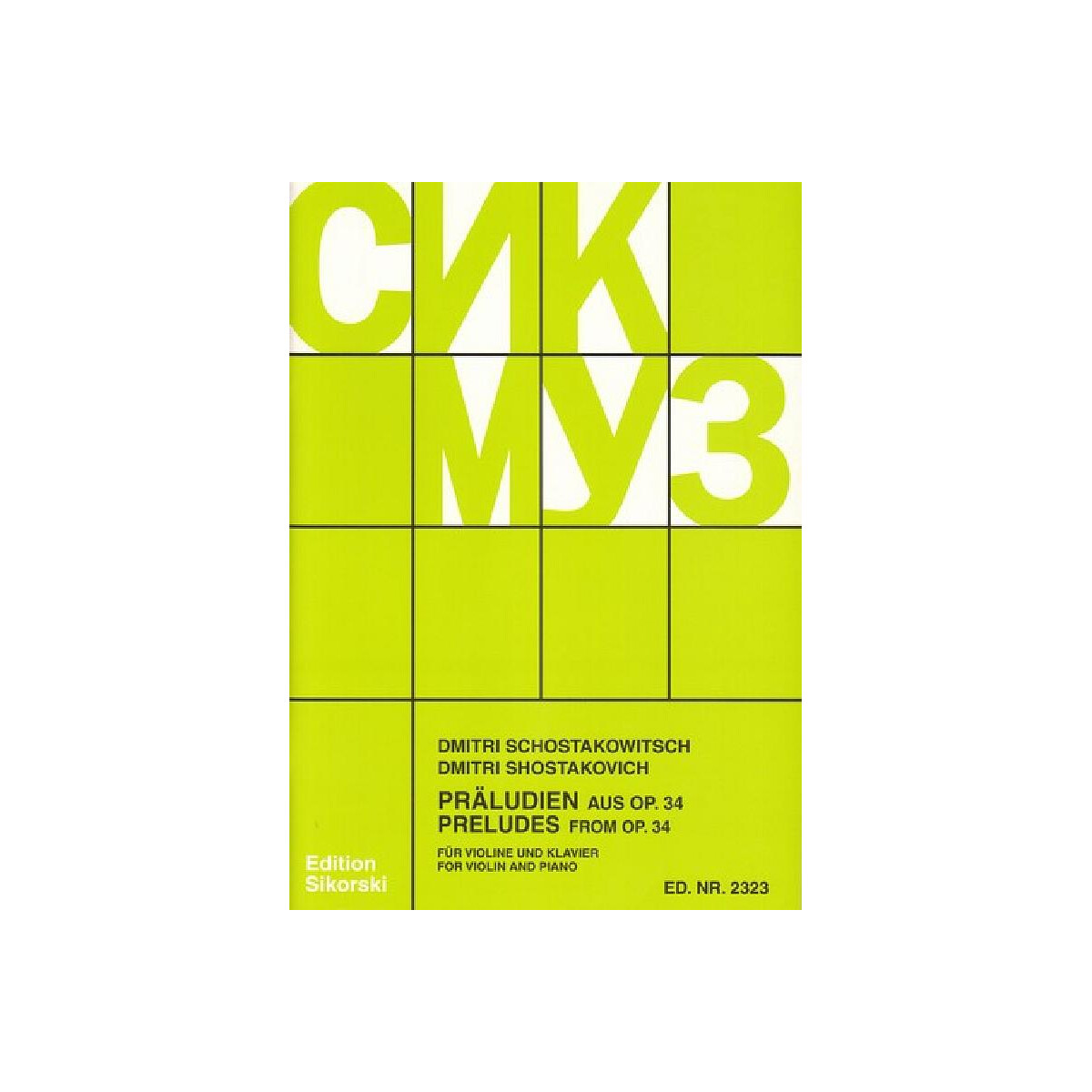 19 Präludien aus op.34 für box