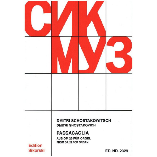 Passacaglia aus Lady MacBeth von Mzensk op.29