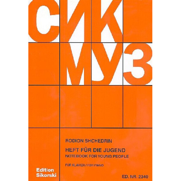 Heft für die Jugend