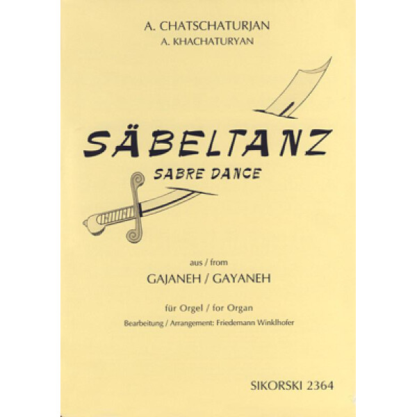 Säbeltanz für Orgel