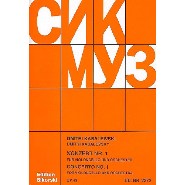 Konzert Nr.1 op.49 für Violoncello und