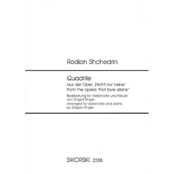 Quadrille aus der Oper Nicht nur