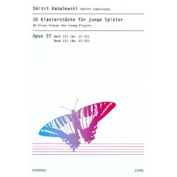 30 Klavierstücke für junge Klavierspieler