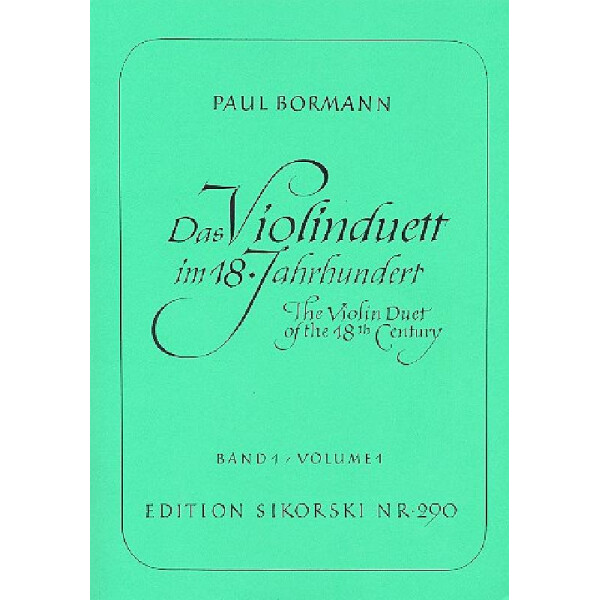 Das Violin-Duett im 18. Jahrhundert