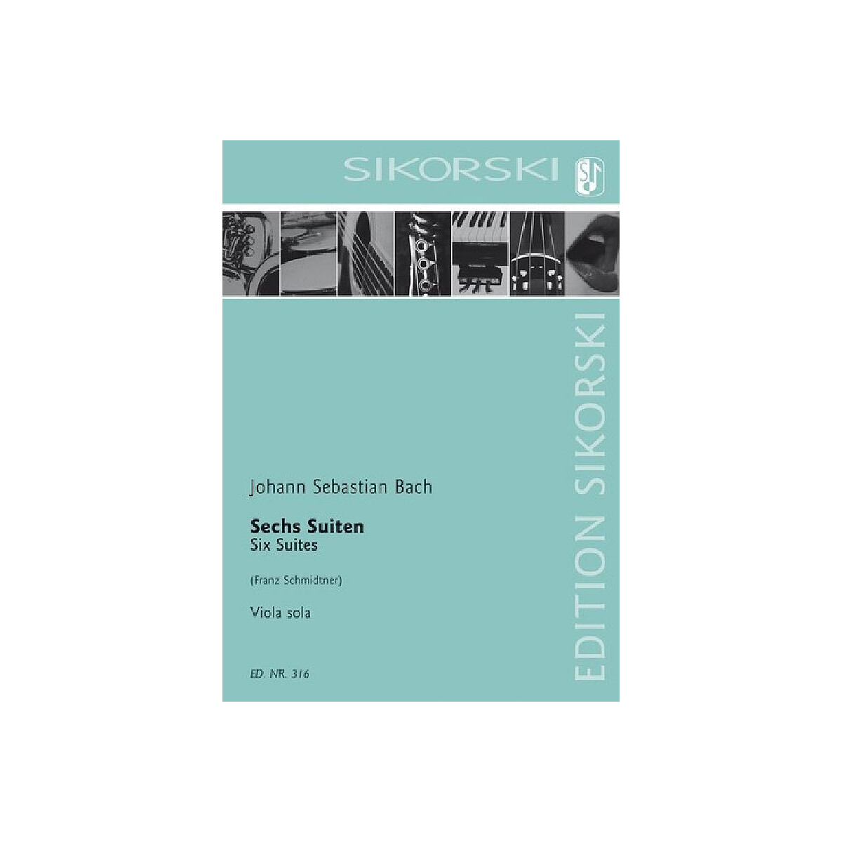 6 Suiten für Violoncello solo box