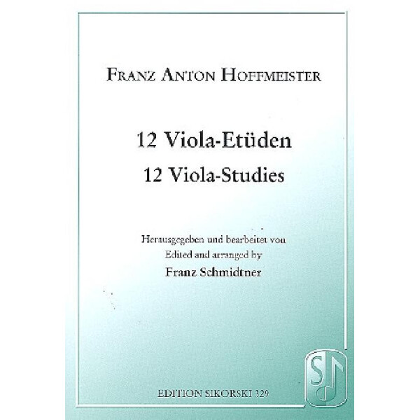 12 Etüden für Viola