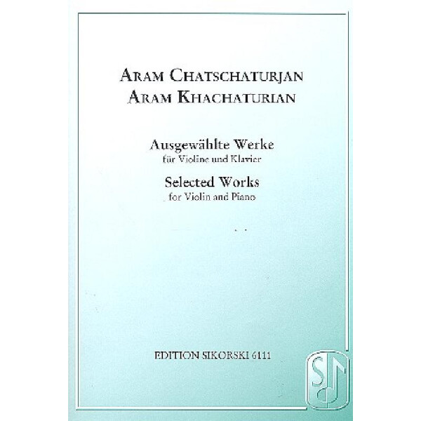 Ausgewählte Werke für Violine