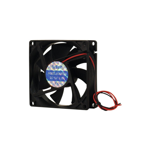 Eurolite BF-12 axial fan 12V 80x80x25mm 45m³/h