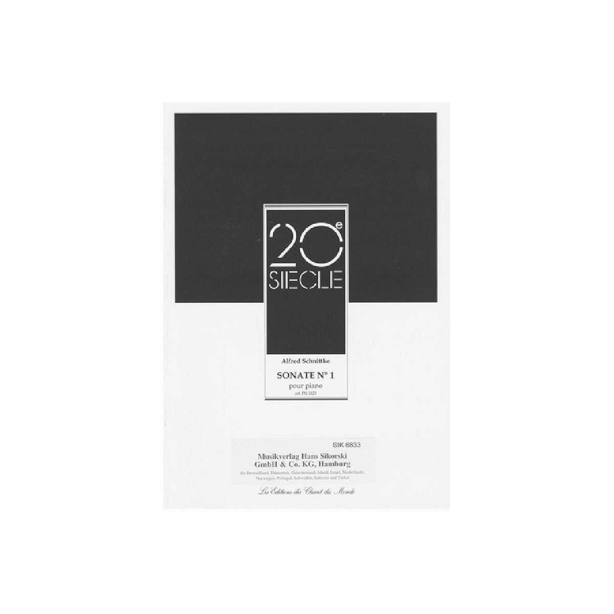 Sonate Nr.1 für Klavier box