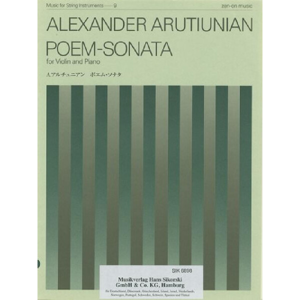Poem-Sonata for violin and piano