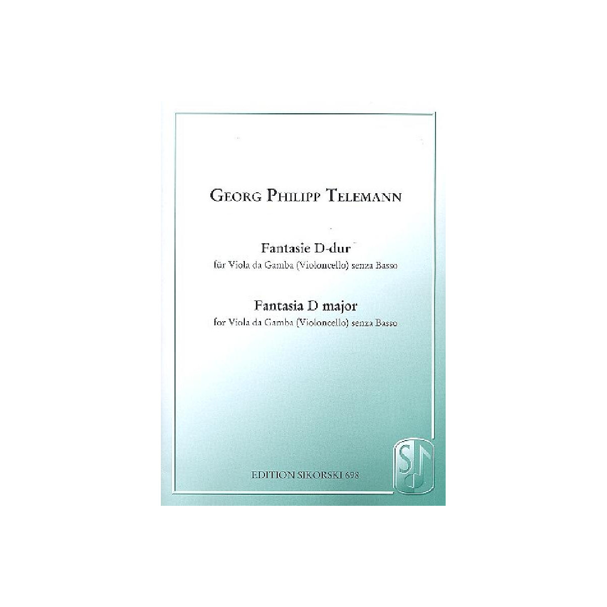 Fantasie D-Dur für Viola da