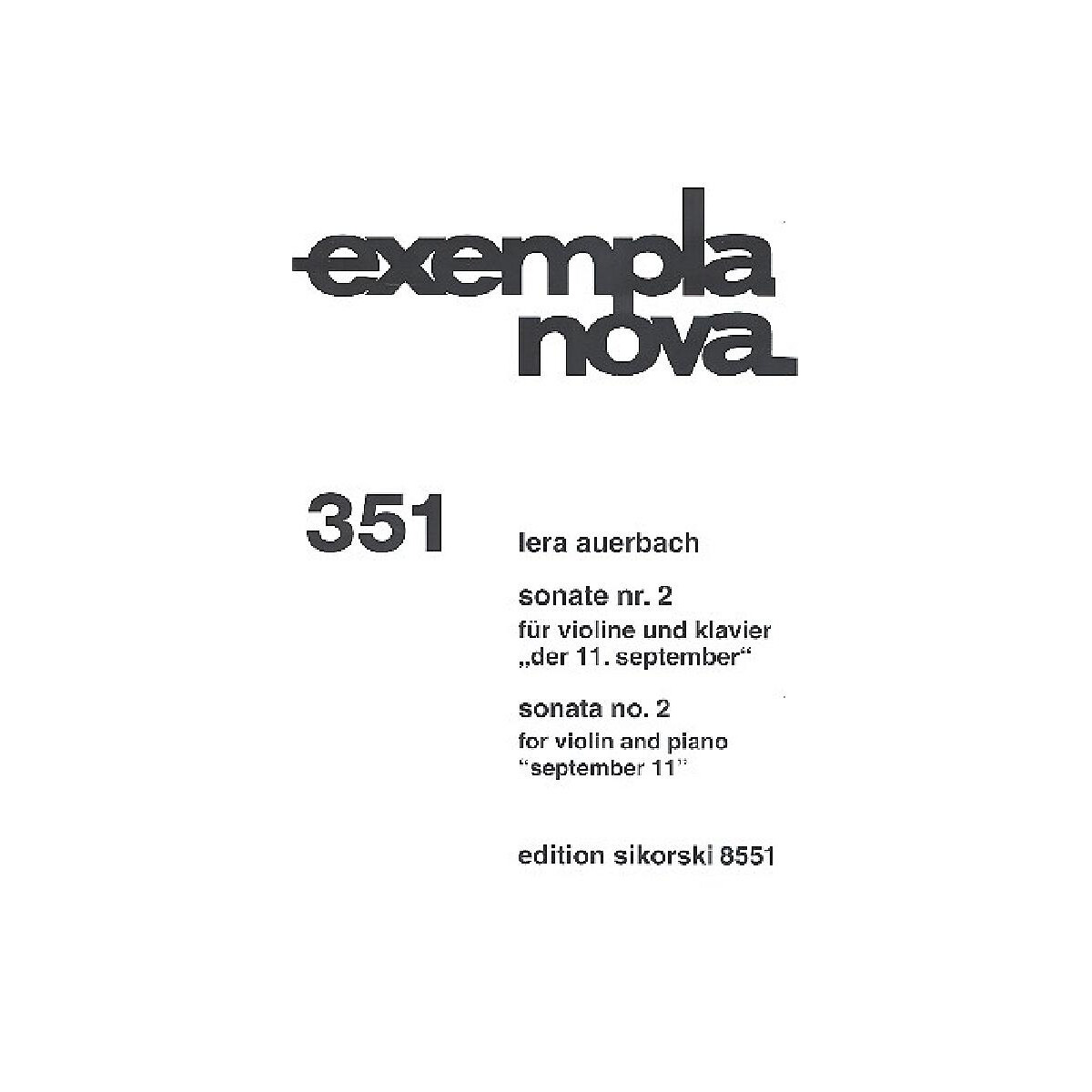 Sonate Nr.2 für Violine und Klavier box