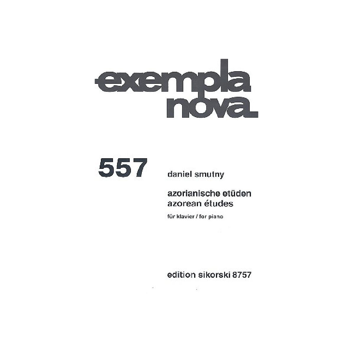 Azorianische Etüden für Klavie box