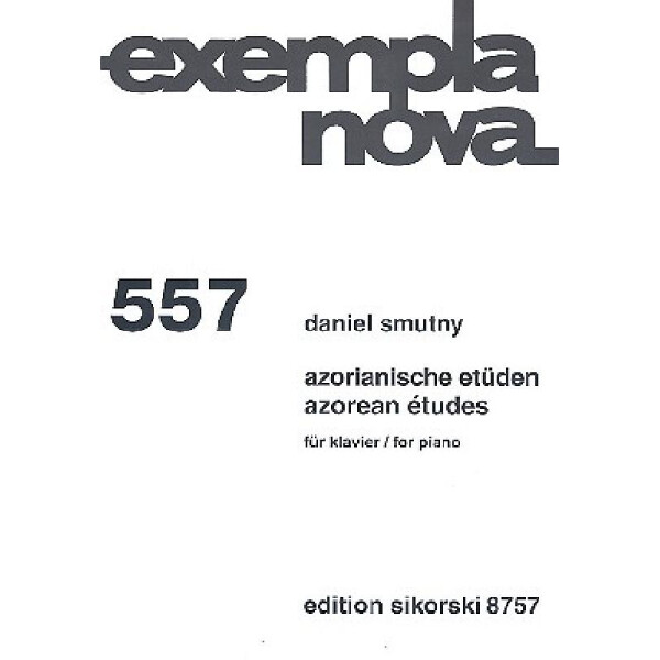 Azorianische Etüden für Klavier