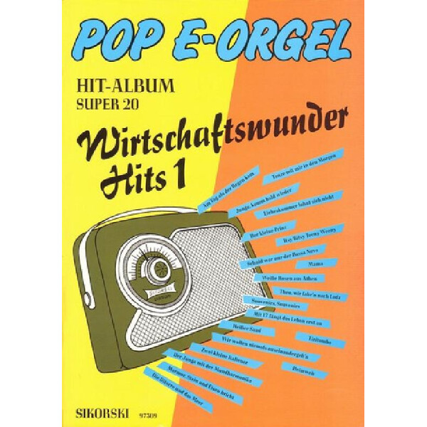Pop E-Orgel Hit-Album Super 20