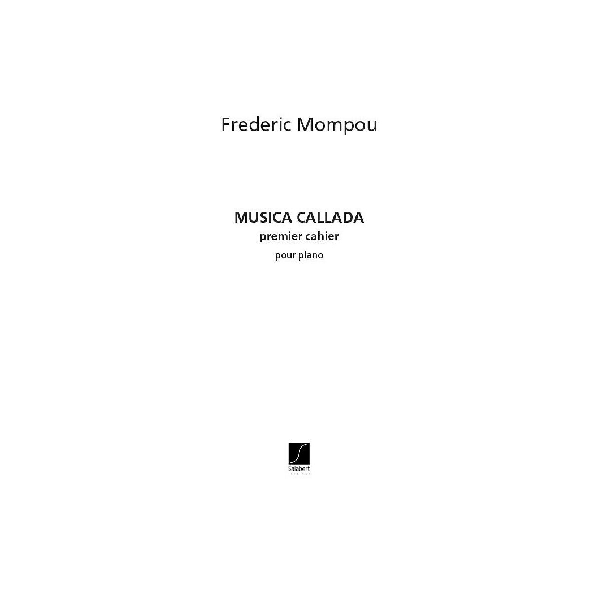 Musica callada vol.1 pour piano box