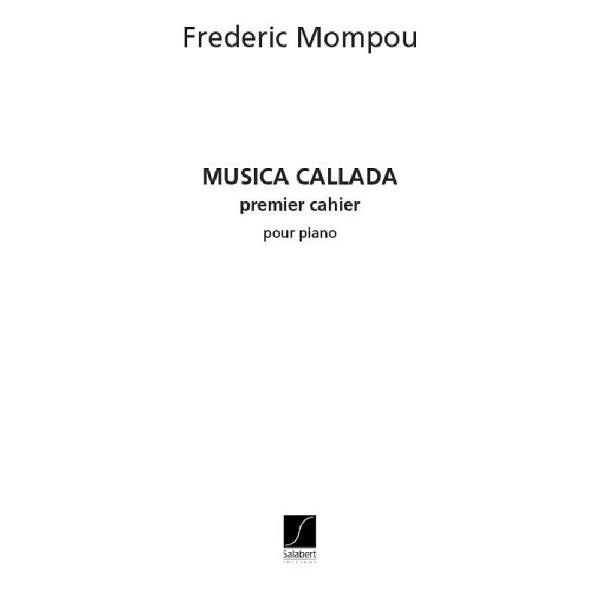 Musica callada vol.1 pour piano