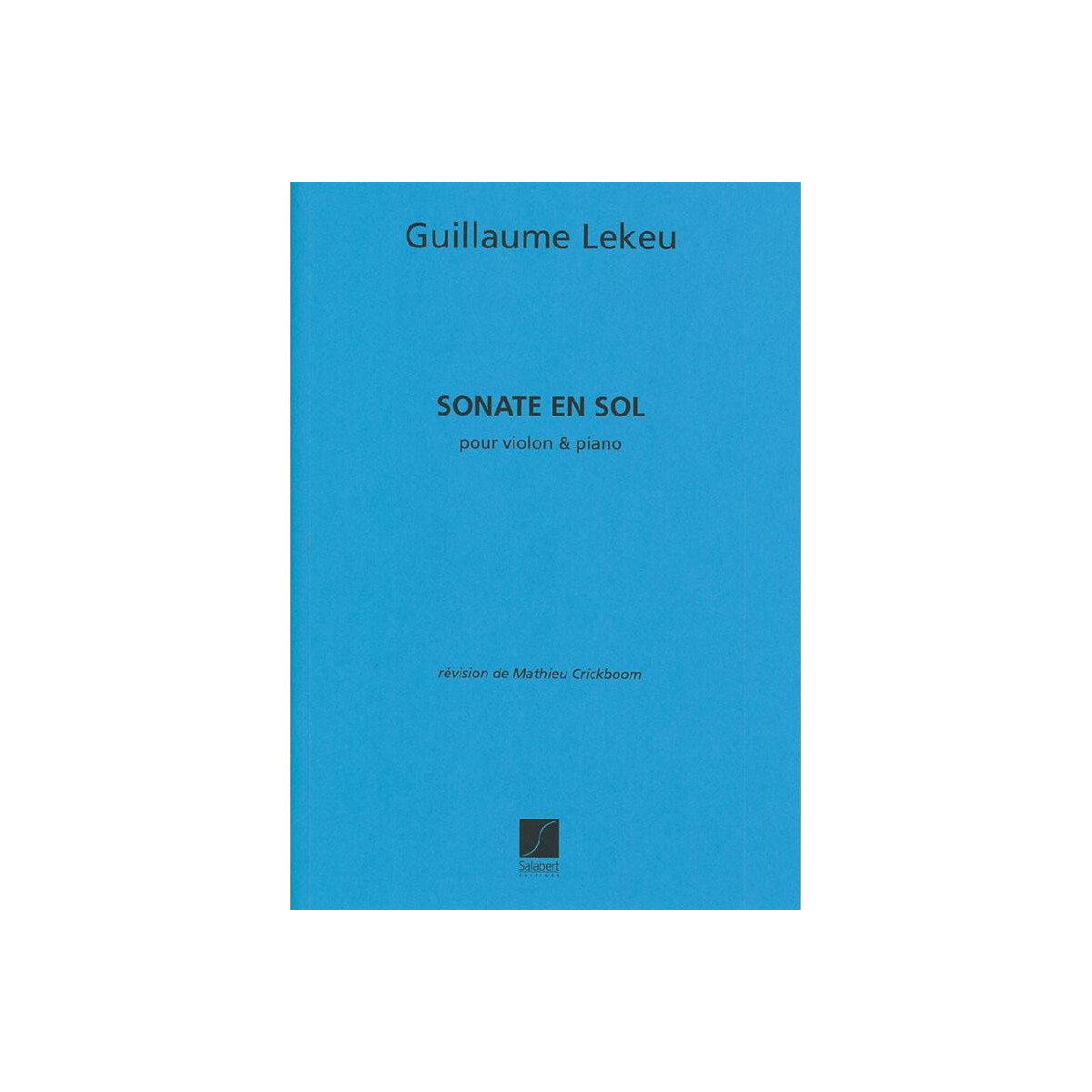 Sonate en sol majeur box