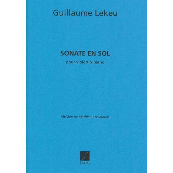 Sonate en sol majeur