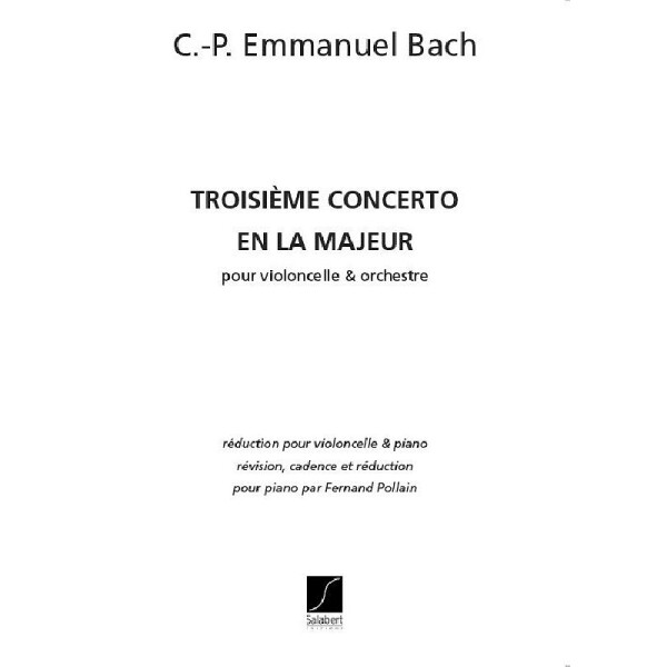 Concerto la majeur no.3 pour
