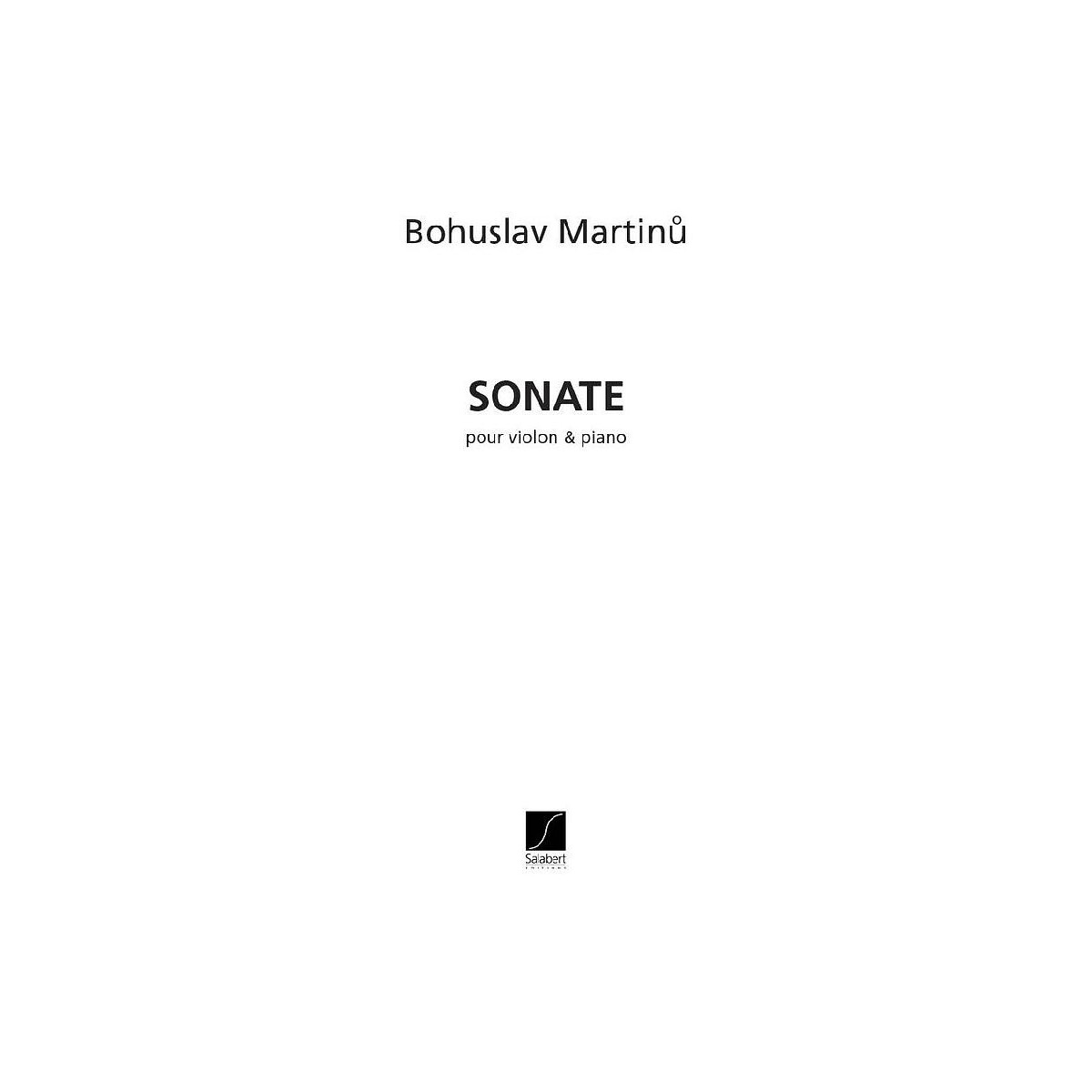Sonate pour violon et piano box
