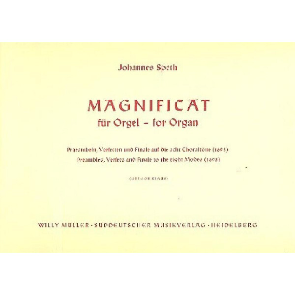 Magnificat für Orgel