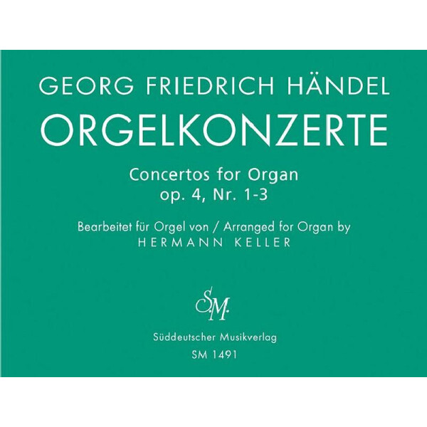 Konzerte op.4,1-3 für Orgel und
