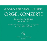 Konzerte op.4,1-3 für Orgel und