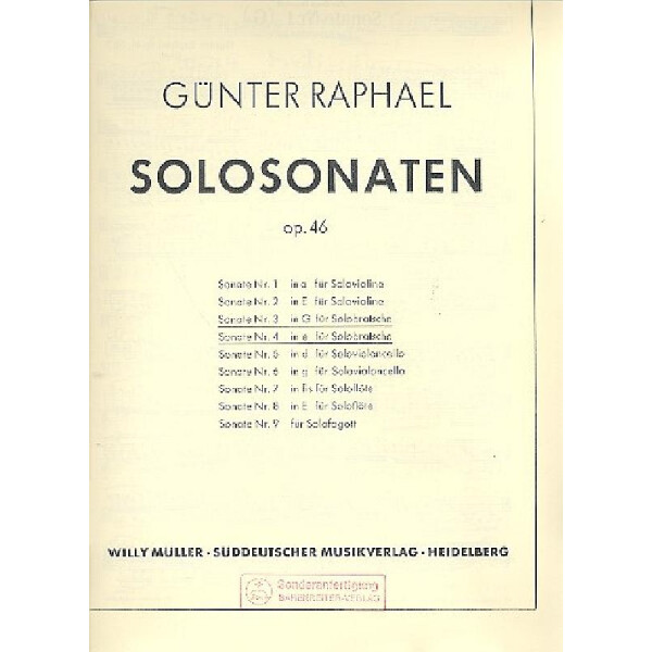 2 Sonaten op.46 für Viola
