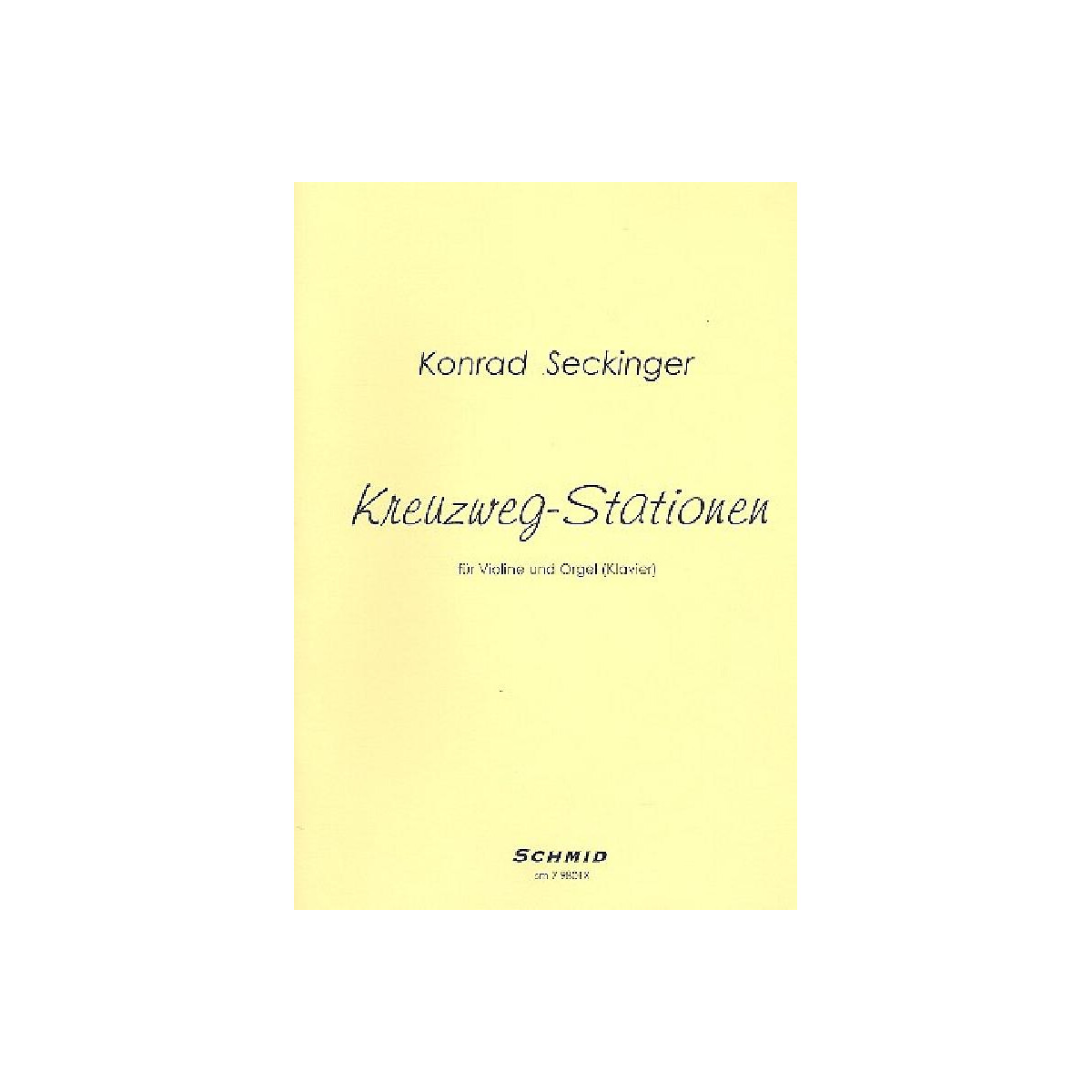 Kreuzweg-Stationen für Violine und Orgel