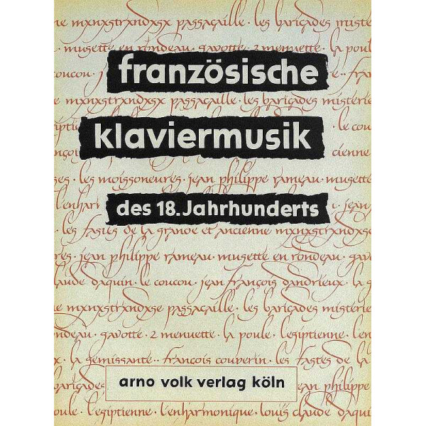 Französische Klaviermusik des 18. Jahrhunderts