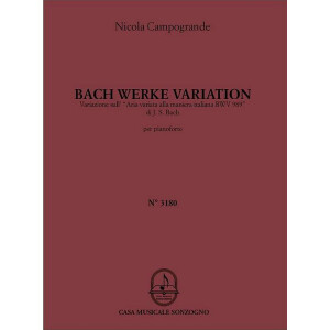 Bach Werke Variation per pianoforte