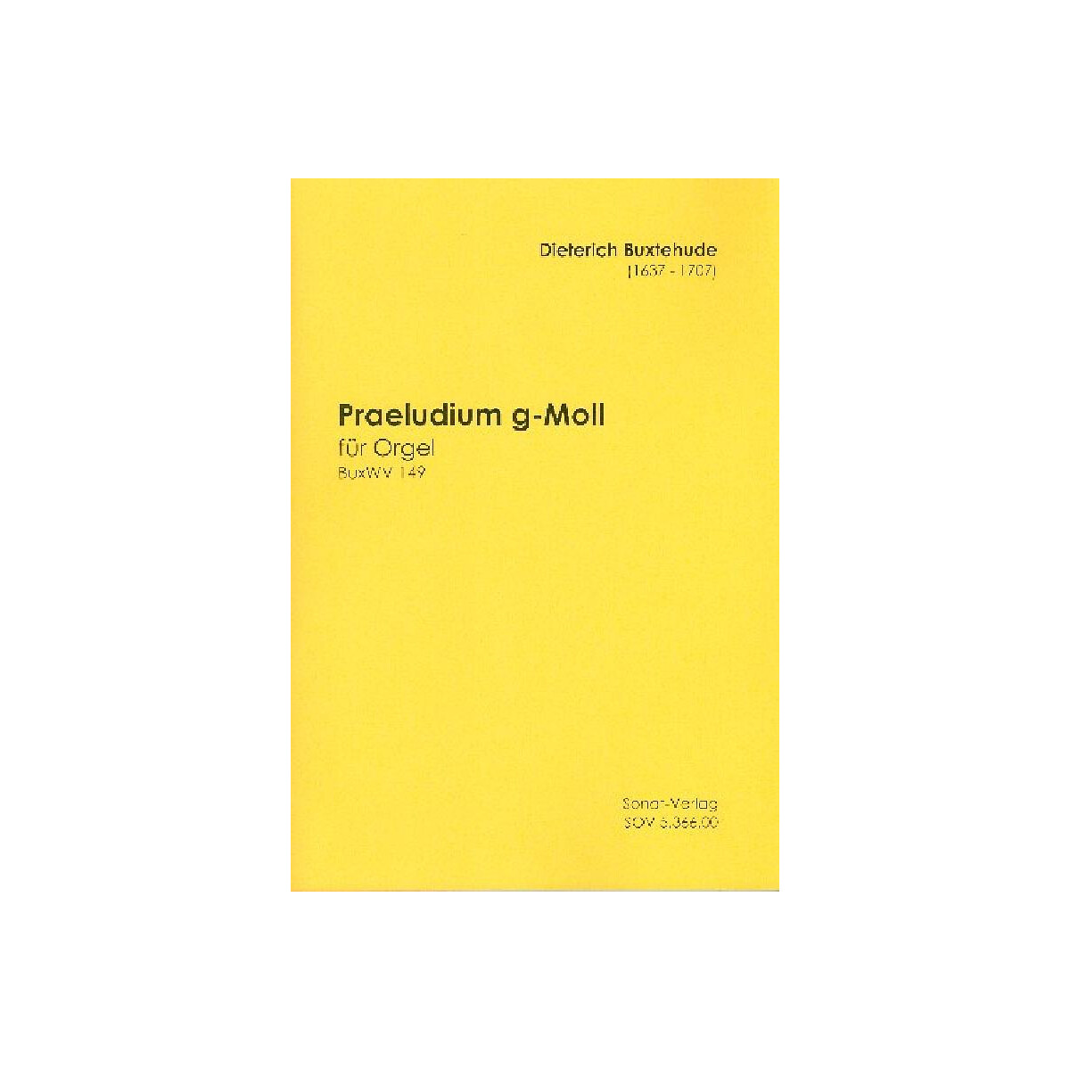 Präludium g-Moll BuxWV149