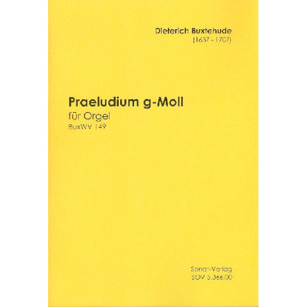 Präludium g-Moll BuxWV149