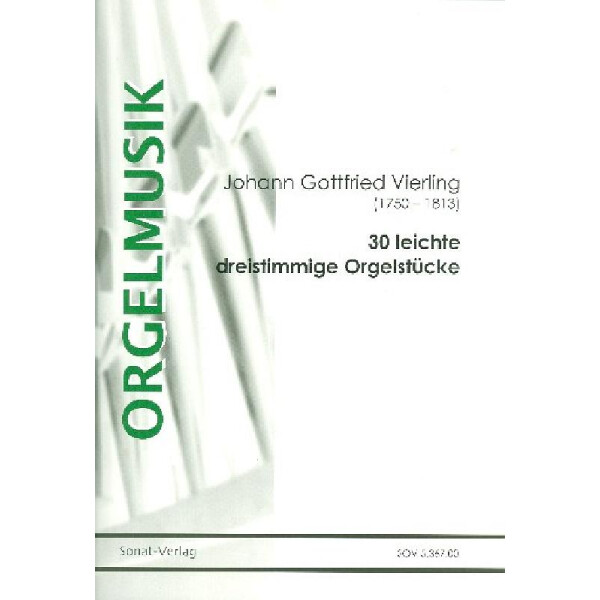 30 leichte dreistimmige Orgelstücke
