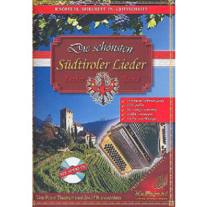 Die schönsten Südtiroler Lieder Band 1 (+CD)