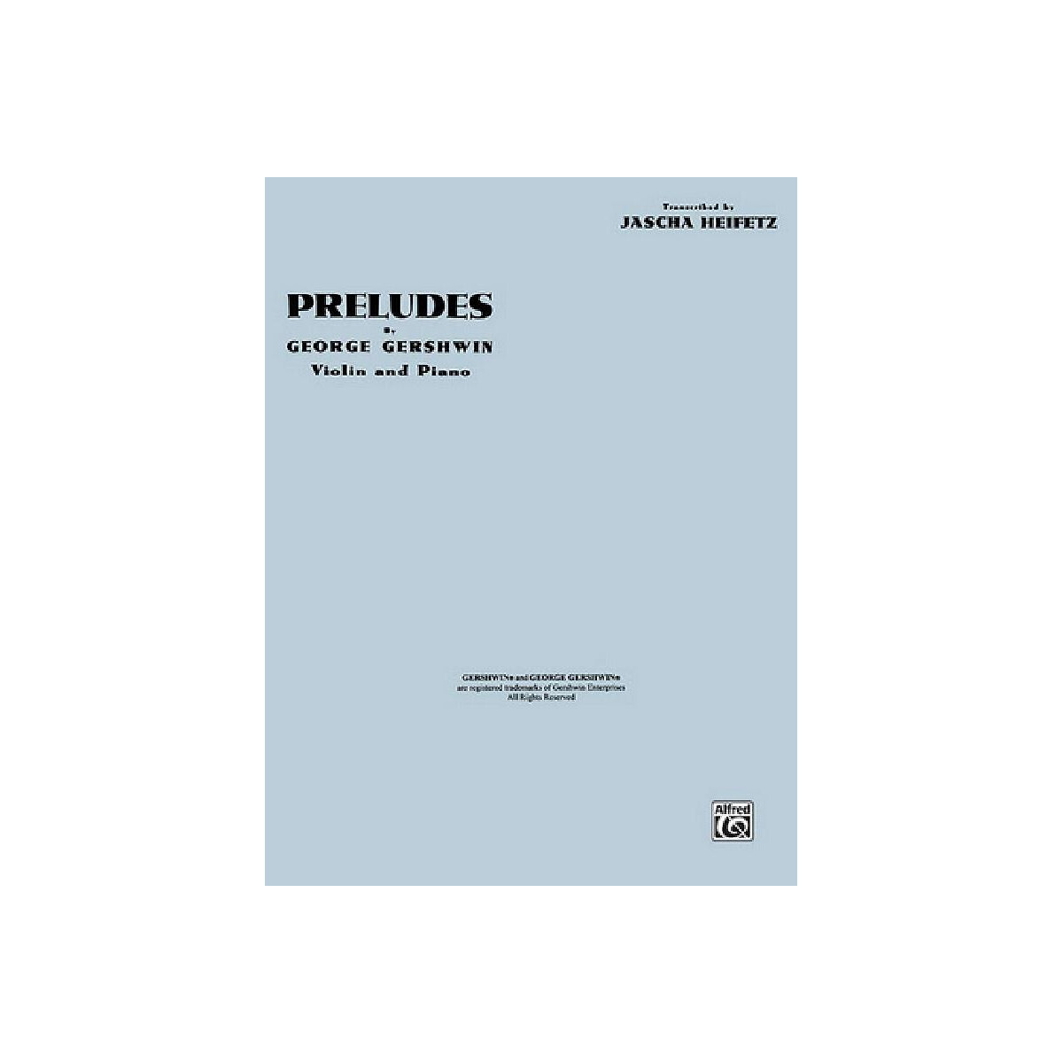 Preludes for violin and piano box