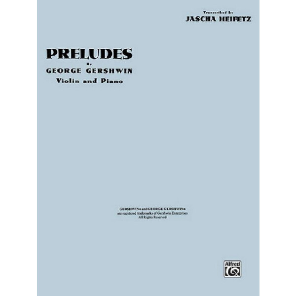 Preludes for violin and piano