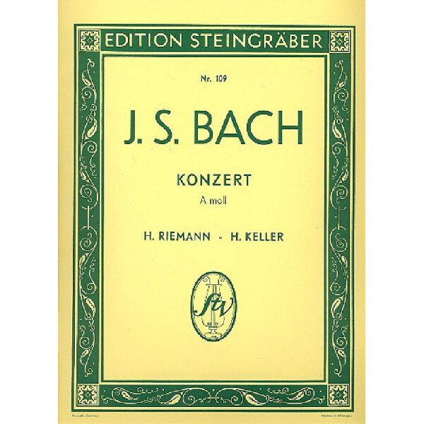 Konzert a-moll für Klavier, Violine, Flöte und Streicher