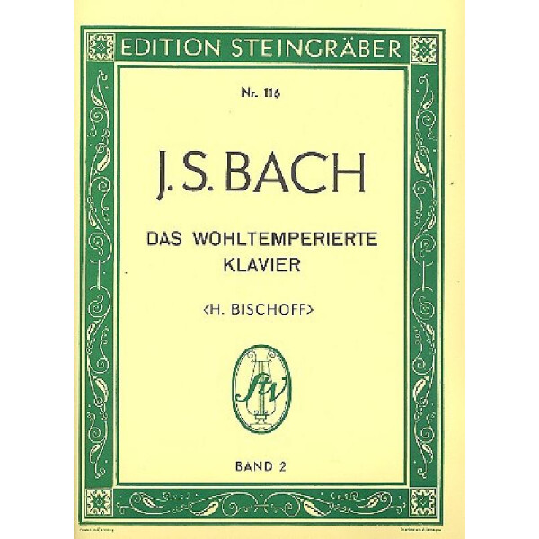 Das Wohltemperierte Klavier Teil 2