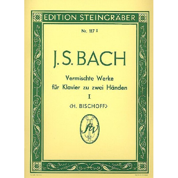 Vermischte Werke Band 1 für Klavier