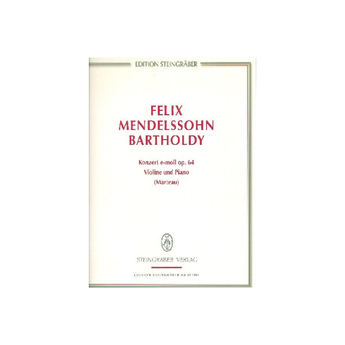 Konzert e-Moll op.64 für Violine un box